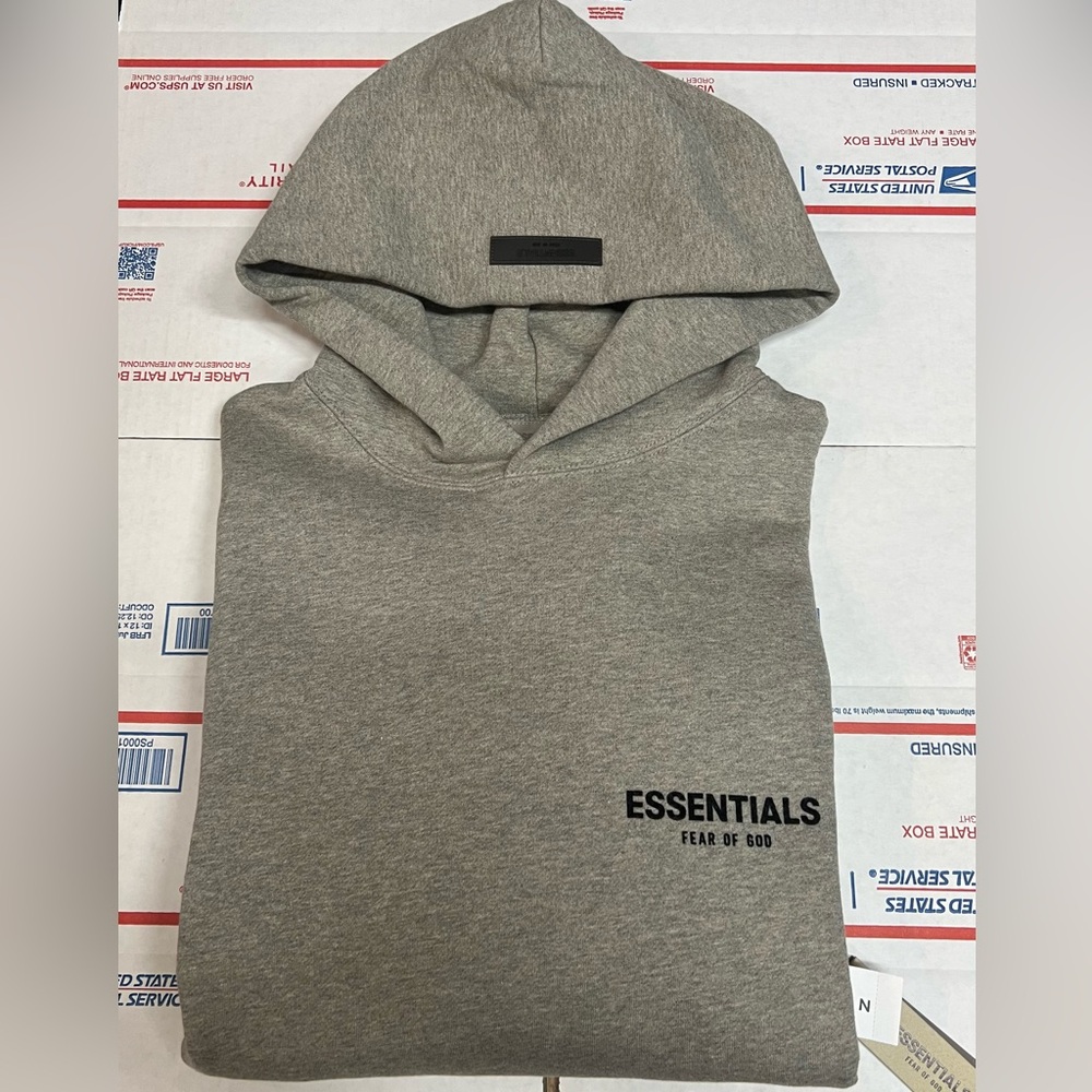Fear of God Essentials Core Collection Hoodie Dark Oatmeal